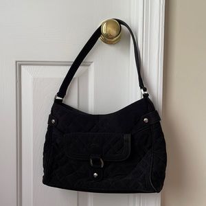 Vera Bradley microfiber black purse